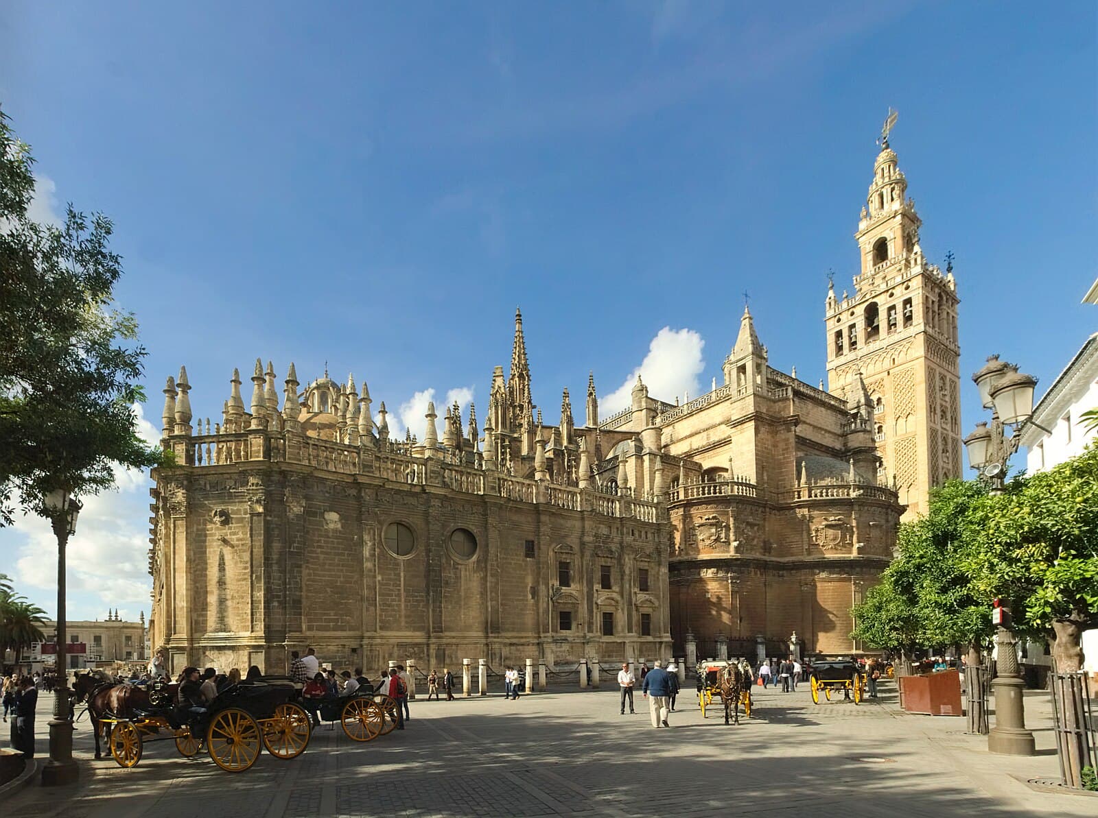 Seville cathedral and old town